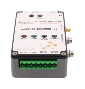 System for detecting the presence of paint layers - control unit