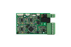 P-Iris Controller - the upper side of the printed circuit board